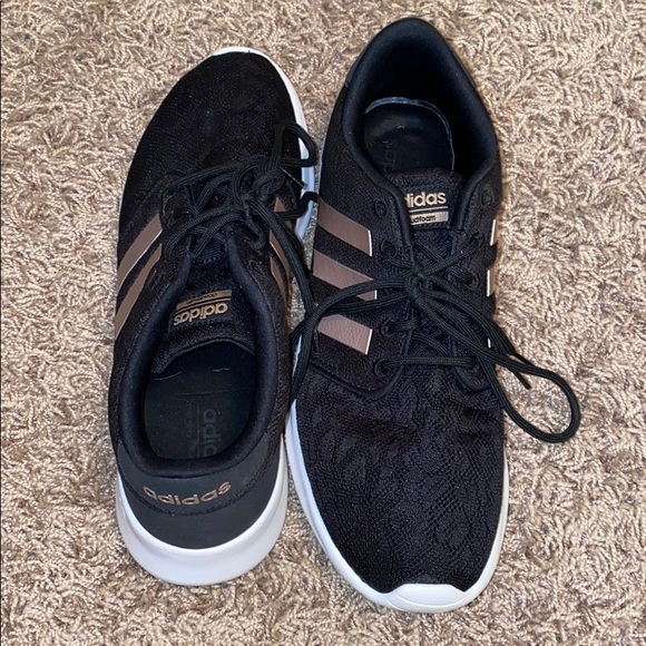 adidas cloudfoam black and rose gold
